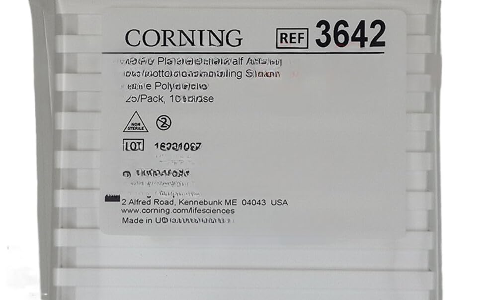 96-Well White Microliter Plate with Flat Bottom NBS Surface Uncovered 3642