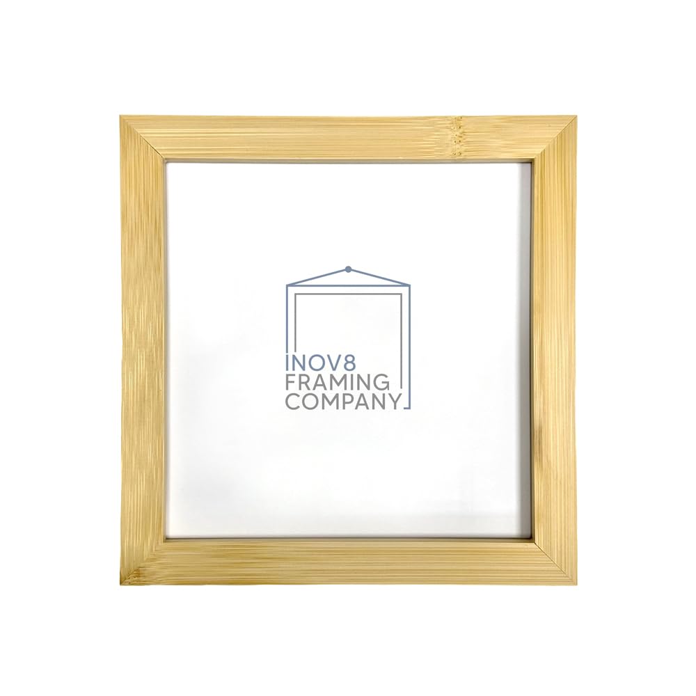 Inov8 Photo Frame Bamboo Natural 12x12 (8x8 App)
