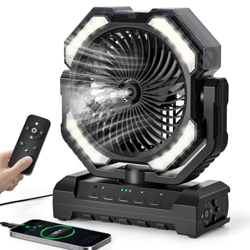 covozon 20000mAh Portable Misting Fan, USB...