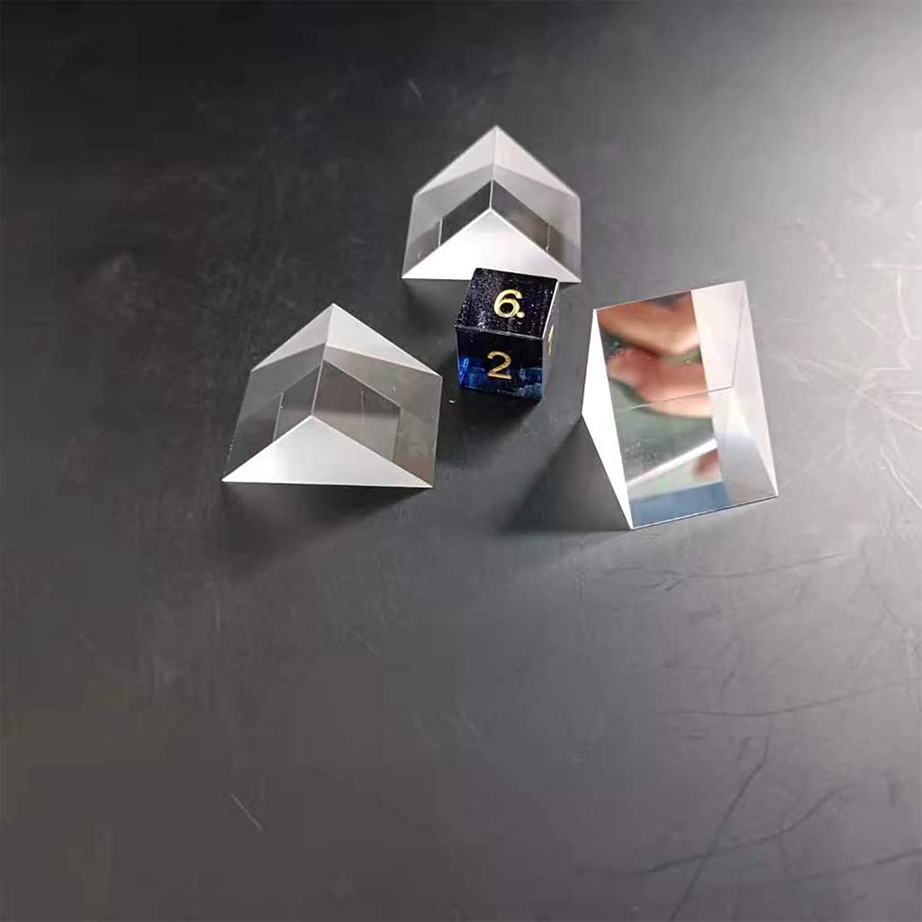 Prisme Triangulaire En Verre Optique K9 – Effet Arc-en-ciel – 15 Ou 20 Mm – Pour Enseignement, Photographie Et Décoration
