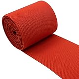 Strapcrafts 3-Inch Wide by 2-Yard Colored Woven Elastic Band,Red13030
