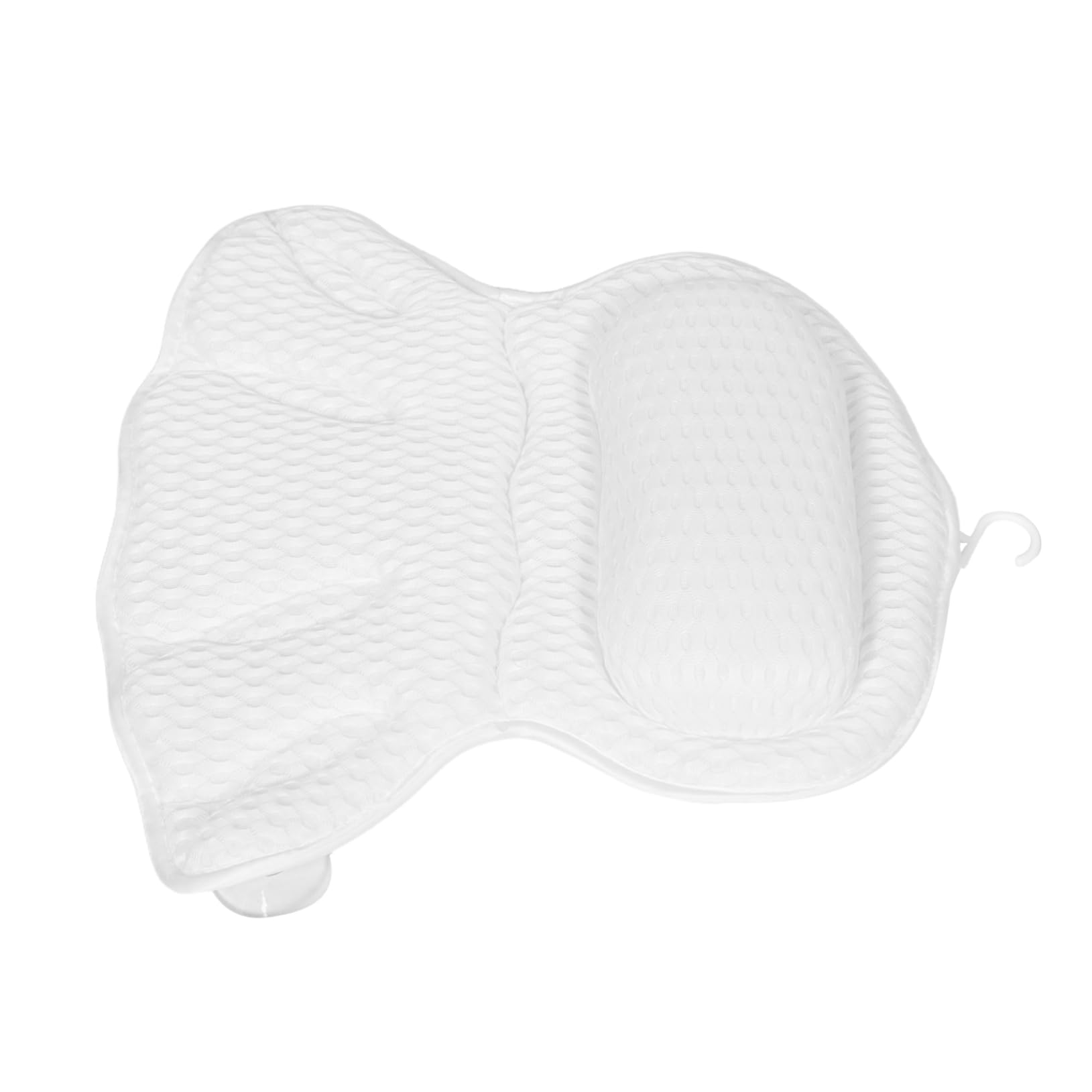 FRCOLOR Bath Pillow for Tub Luxury Ergonomic Headrest with Suction Cups Comfortable Neck Back Support Machine Washable Bath Cushion Versatile Use for Bathtubs Beds and Travel