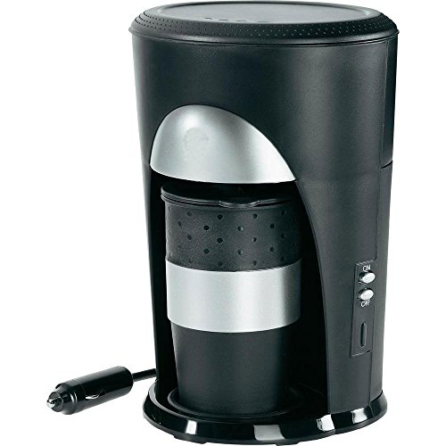 RaceFlag Cafetiere Automatique Filtre Réutilisable - 300w 24v Allume Cigare
