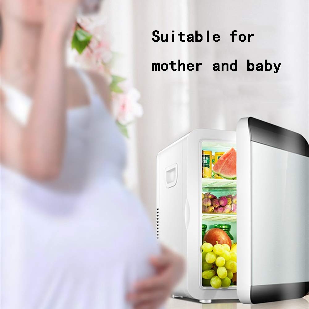 Refrigerador Compacto, Nevera Portátil Personal Mini Refrigerador Compacto Se Refresca Y Calienta, 13 litros De Capacidad Freon-Free & Eco Friendly, 220V Home Y 12V Car