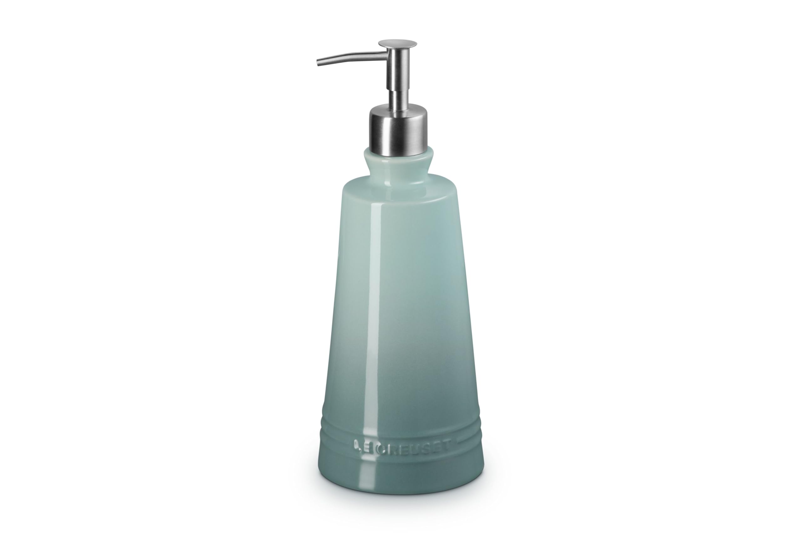 Le Creuset Stoneware Signature Soap Dispenser, 20 oz., Sea Salt