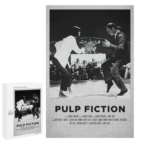パルプフィクション 映画ポスター ジグソーパズル 部屋の飾り 木制パズル ストレス解消 周辺 グッズ 大人 子供 初心者向け おもちゃ パズル 娯楽 壁掛け 集中力トレーニング 装飾用品 誕生日 ギフト 1000 PCS