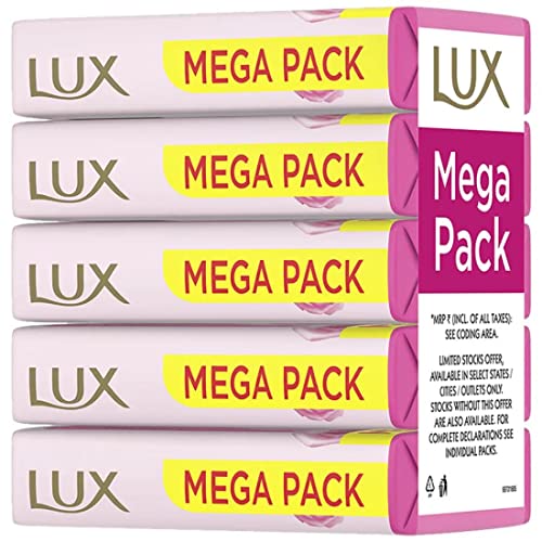 Image of Lux Softglow Rose & Vitamine E Soap, 400g (Pack of 4)