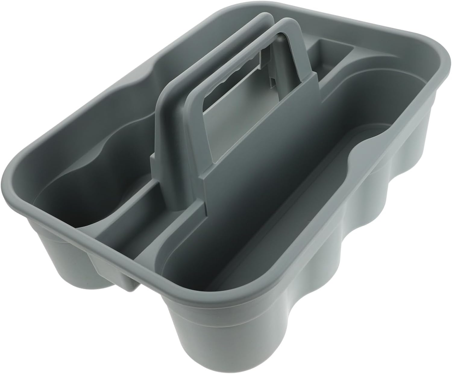 Portable Cleaning Supplies Organizer Basket with Handle Plastic Tool Tote for Car Detailing and Home Use Lightweight Storage Bin for