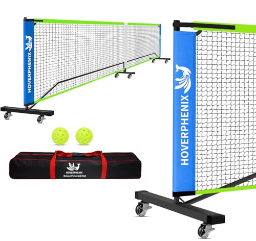 22FT Pickleball Net with Wheels, Outdoor Pickleballs and Carry Bag