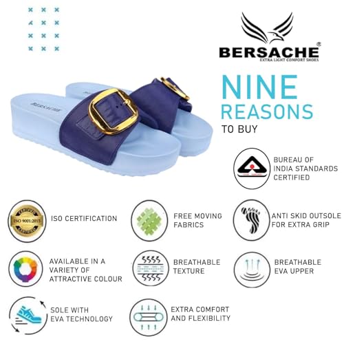 Image of BERSACHE Extra Soft Classic Casual with Regular wear with Ultra Soft & Flexibility Technology Flipflop for Women's