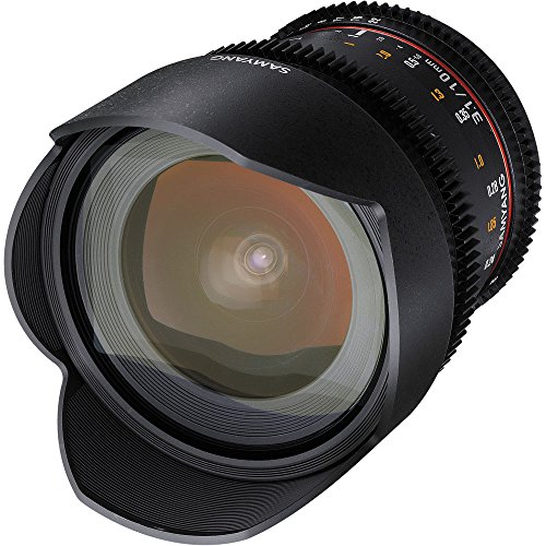 Samyang Cine SYCV10M-E 10 mm T3.1 Cine Weitwinkelobjektiv für Sony E Kameras