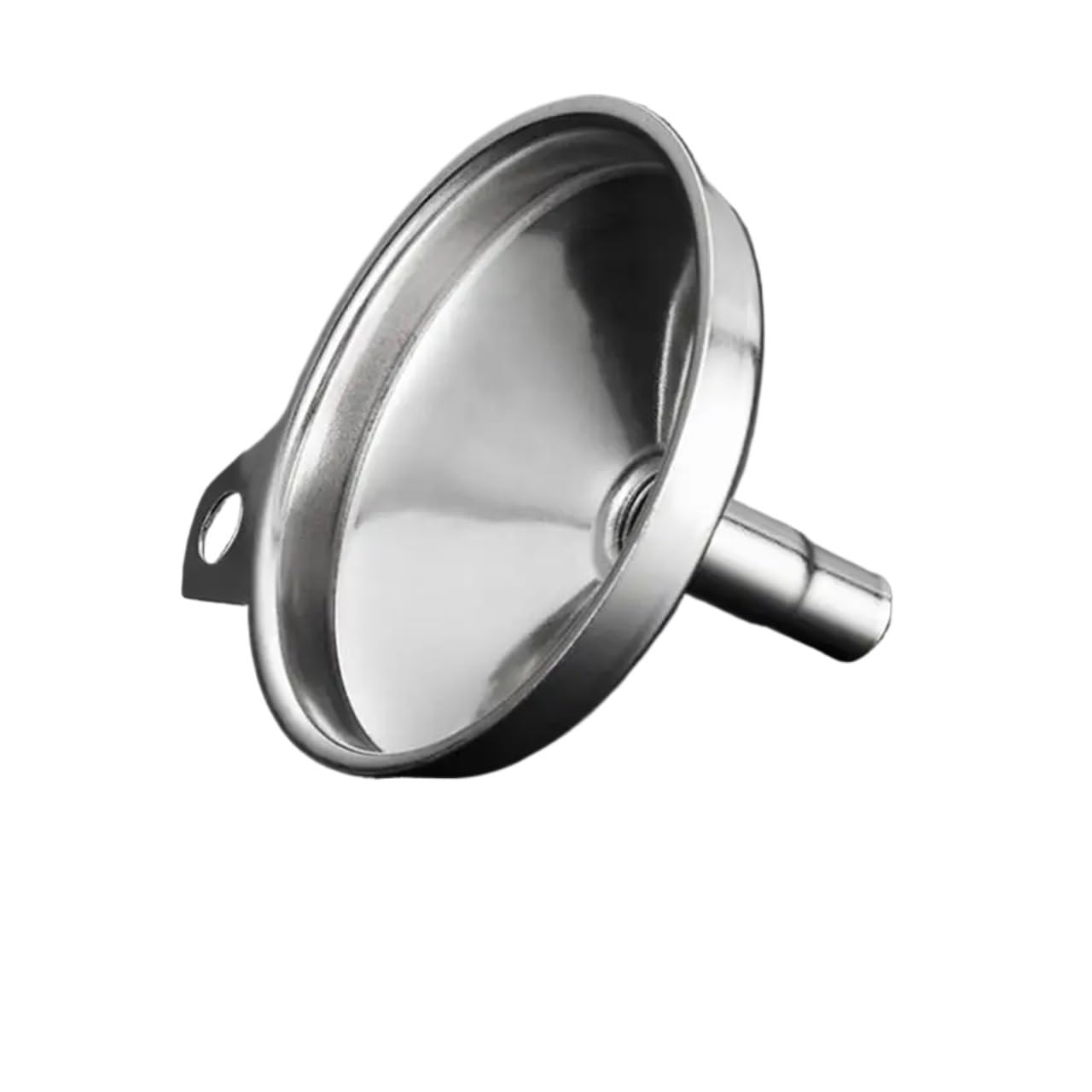 Imbuto in acciaio inossidabile Imbuto in acciaio inossidabile for fiaschetta, for infusione di olio di birra, 1 pezzo, argento