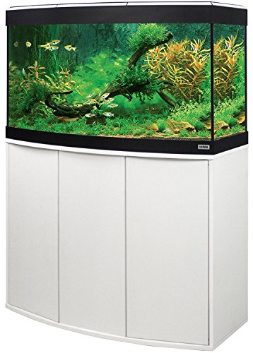 Aquariumkombination Fluval Vicenza 260 mit LED Beleuchtung, Heizer, Filter und Unterschrank weiß