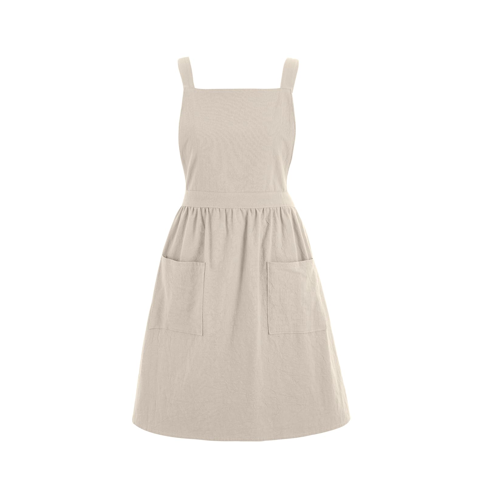 linen pinafore apron dress Amazon.com: Pinknoke Cotton Linen Pinafore Apron Dress for Women with  Pockets Cute Art Chef Aprons for Kitchen Baking Gardening Painting : Home &  Kitchen