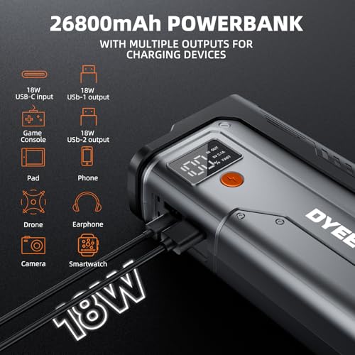 Portable Car Jump Starter Power Bank