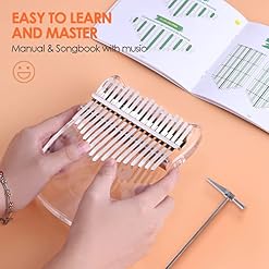 summina 17 Clé Thumb Plan Tono C Acrylique Transparent Kalimba avec Autocollants pour Sacs de Transport Marteau… - Les Beatles, Paul McCartney, John Lennon, RIngo Starr, George Harrison summina 17 Clé Thumb Plan Tono C Acrylique Transparent Kalimba avec Autocollants pour Sacs de Transport Marteau… – Image 4