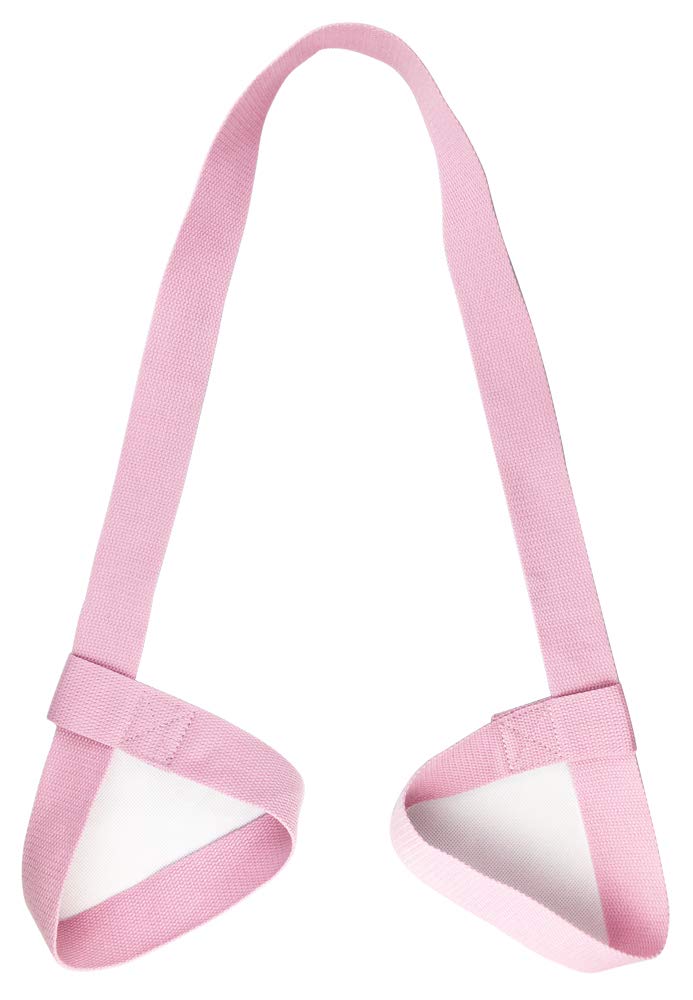 Riarbronee Pink Yoga Mat Carrying Strap Sling，Adjustable Loops For All Mat Sizes（Mat Not Included） (Pink)