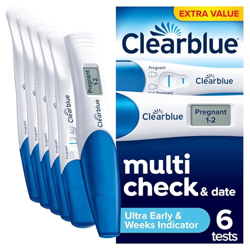 Clearblue Pregnancy Test Ultra Early Multi-Check & Date Combo Pack 6