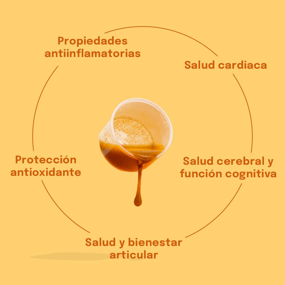 Curcumina liposomal líquida como antioxidante natural contra la inflamación - Frasco de 250 ml - 50 aplicaciones - Vegano y sin OGM - Hecho en la UE - Sundt Nutrition® Suplemento alimenticio