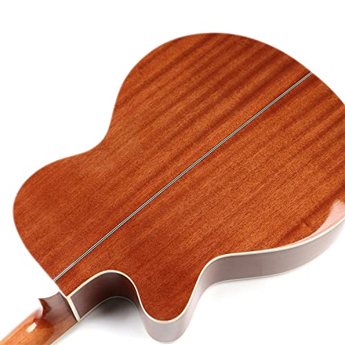 MEIeynt Kit de découpe de Guitare Acoustique pour débutant de 40 Pouces avec Sac de ramassage Tuner Capo Strap Mini… - Les Beatles, Paul McCartney, John Lennon, RIngo Starr, George Harrison MEIeynt Kit de découpe de Guitare Acoustique pour débutant de 40 Pouces avec Sac de ramassage Tuner Capo Strap Mini… – Image 4