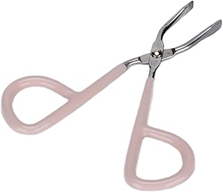 Pinça de sobrancelha de aço inoxidável, pinça de sobrancelha com cabo de solo, arco de aplicação ampla para remoção de sobrancelha para remoção de barba para remoção de pelos