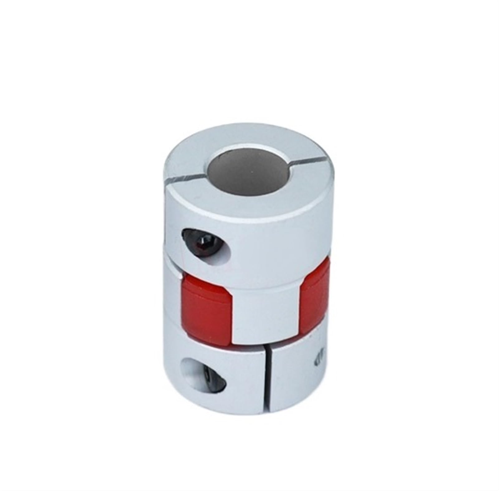 Rigid Coupling,Stainless Steel Rigid Coupling 2pcs D25L35 Couplings Flexible CNC Shaft Couples 3D Printer Stepper Motor Coupler(6.35x6.35)