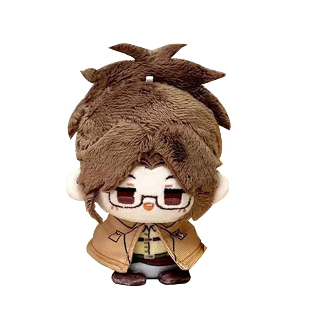 Zhongkaihua Anime Plush Levi/Zoe Hans/Eren Jaeger Figure Soft Stuffed Pendant Anime Keychain Bag Backpack Cute Pendants Decorations Collectibles Gifts 10CM