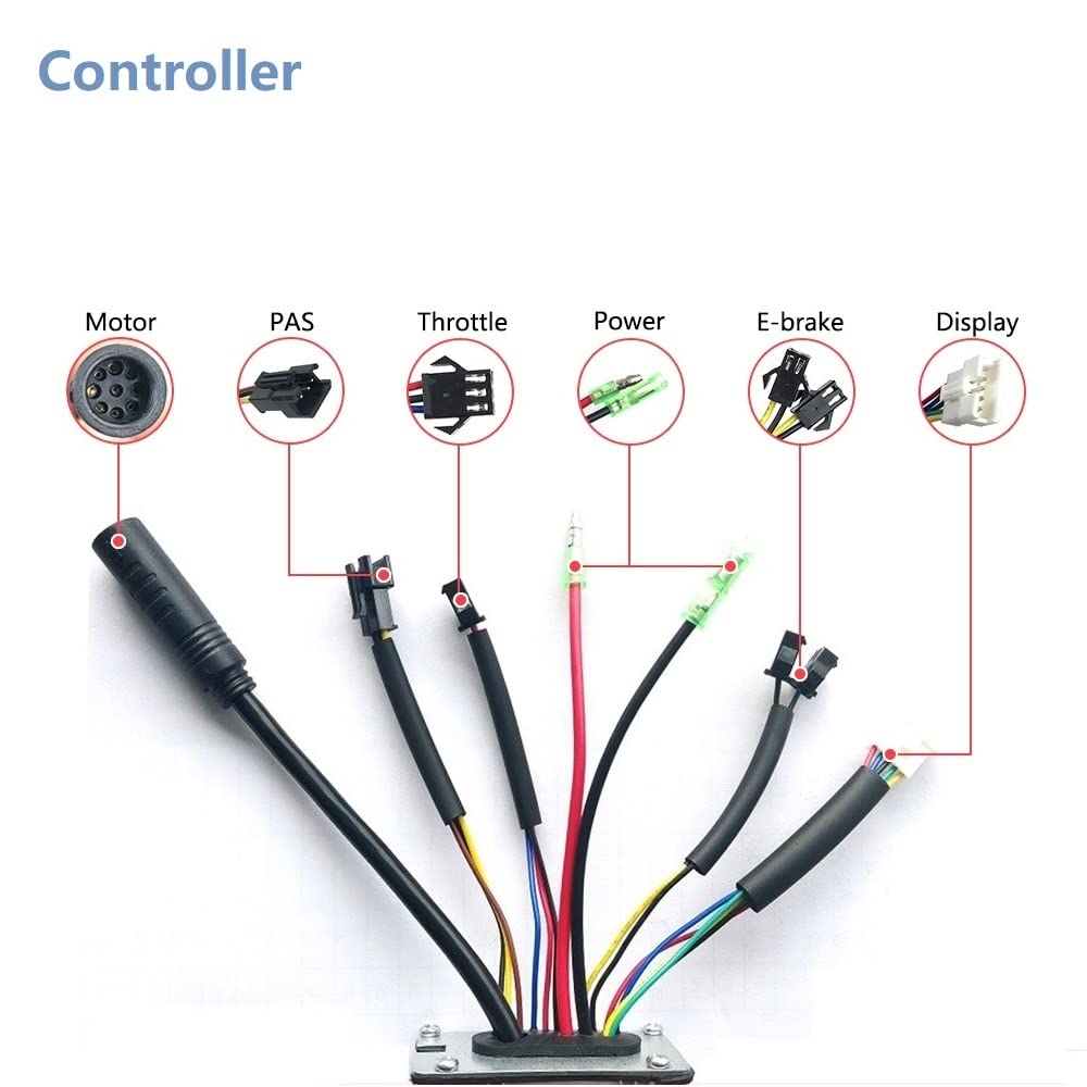 Amazon | 電動自転車変換キット、36V / 48V 500Wモーター、ブラシレス