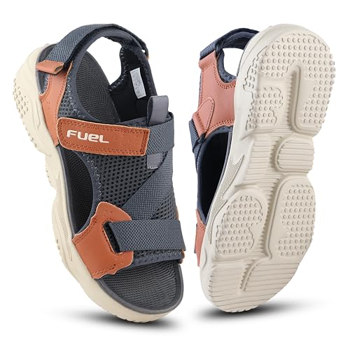 Image of FUEL Gabbroo Comfortable & Lightweight Casual Sports Sandals for Mens with Anti-Skid & Flexible EVA Sole for Running, Walking