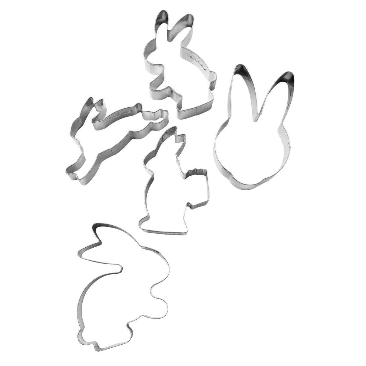 Zenker 7713 Cookie Cutters, 18/10 Steel