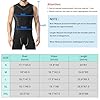 Smatstyle Canotte Compressione da Uomo Asciugatura Rapida Top Maglietta Compressione Senza Maniche Sport Base Layer Runnig Sportiva Fitness Maglia (IT, Testo, L, Regular, Regular, Nero) #5