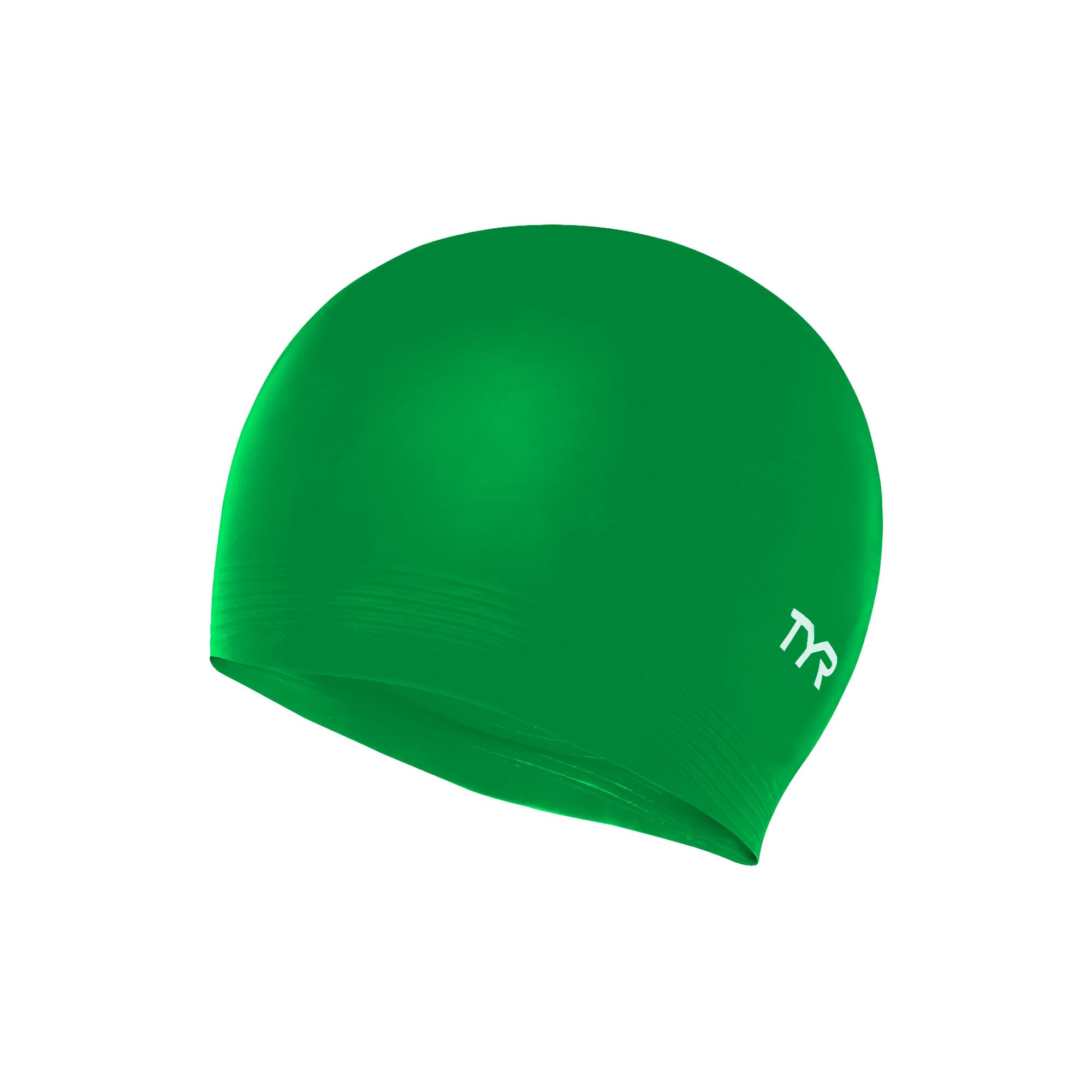 TYR Mens Black Swim-caps, Green — image 1
