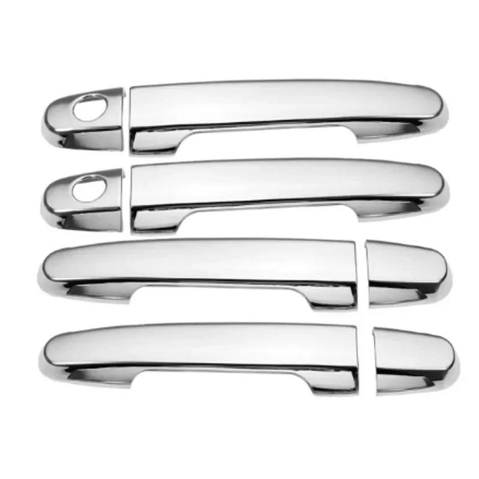 JTWMTY Gloss Black Door Handle Cover Sticker Trim for Corolla for Axio for Altis 2008-2013 Car Accessories(Style 2)