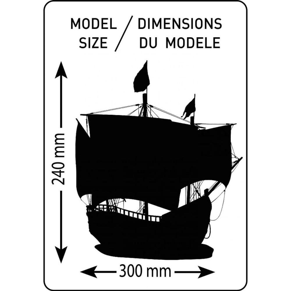 Heller 80816 - Modellino da Costruire, Caravella Pinta, Scala 1:75 [Importato da Francia]