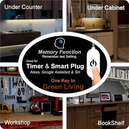 Image of EBD LED Under Cabinet Lights Hardwired Built-in Adjustable Cable Midway Input Under Counter Lights for Kitchen Sink Light 15 Pcs 6750 Lm 6500K Super-Bright for Closet Shelves Shelf Locker & Bookcase