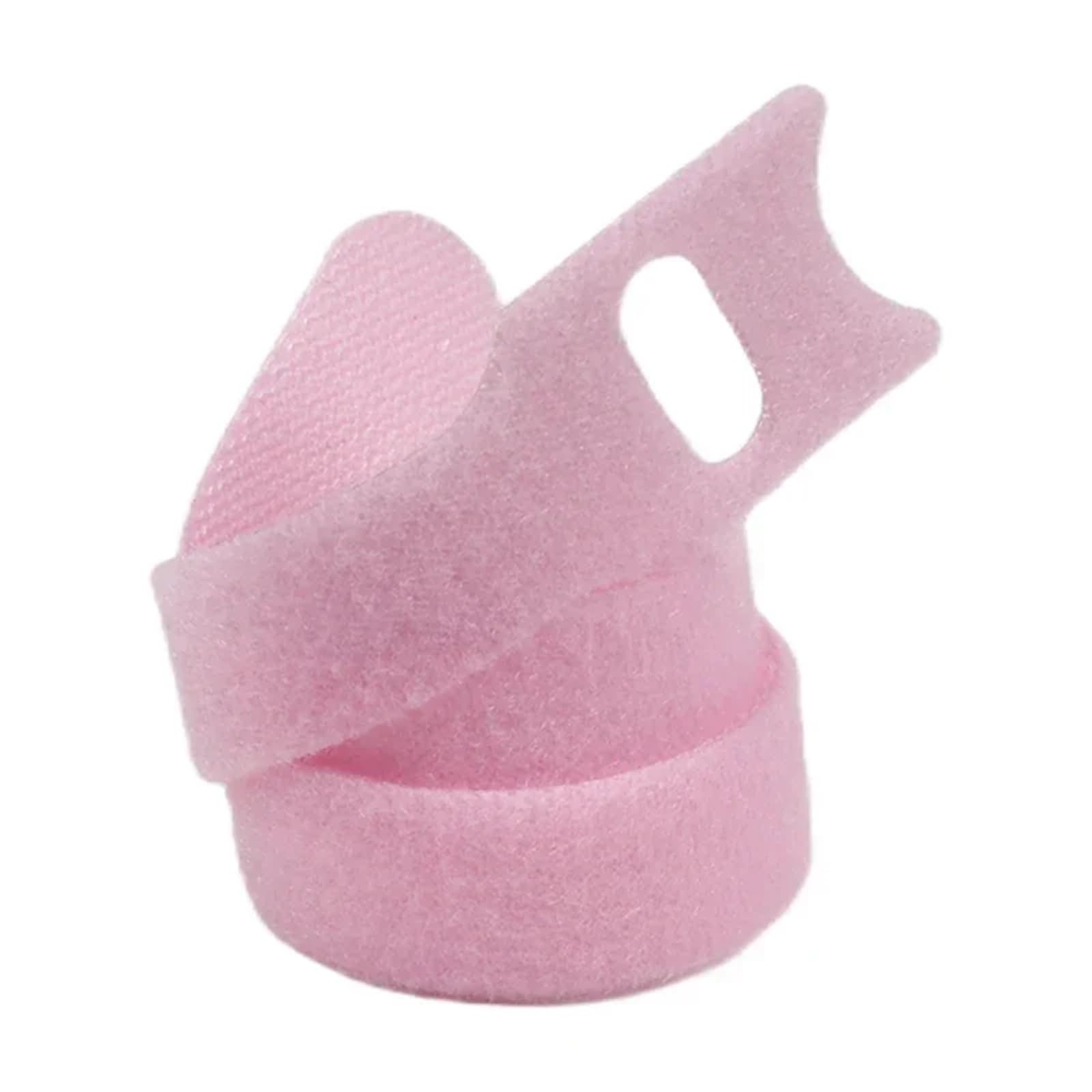 Bridas de nylon con clip, Bridas for cables liberables tipo T rosa, 1000 unidades, varios tamaños(250mm)