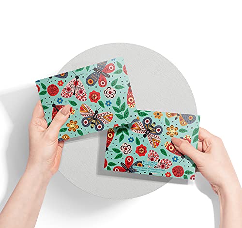 Image of Twigs Paper Butterfly Garden Thank You Cards, 12 Blank Note Cards