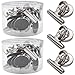 Clips Magnéticos,Juego de 24 Clips de Imanes de Nevera Fuertes Imanes de Pizarra Clip Magnético de Pizarra Blanca de Metal para Hogar Cocina Oficina Escuela