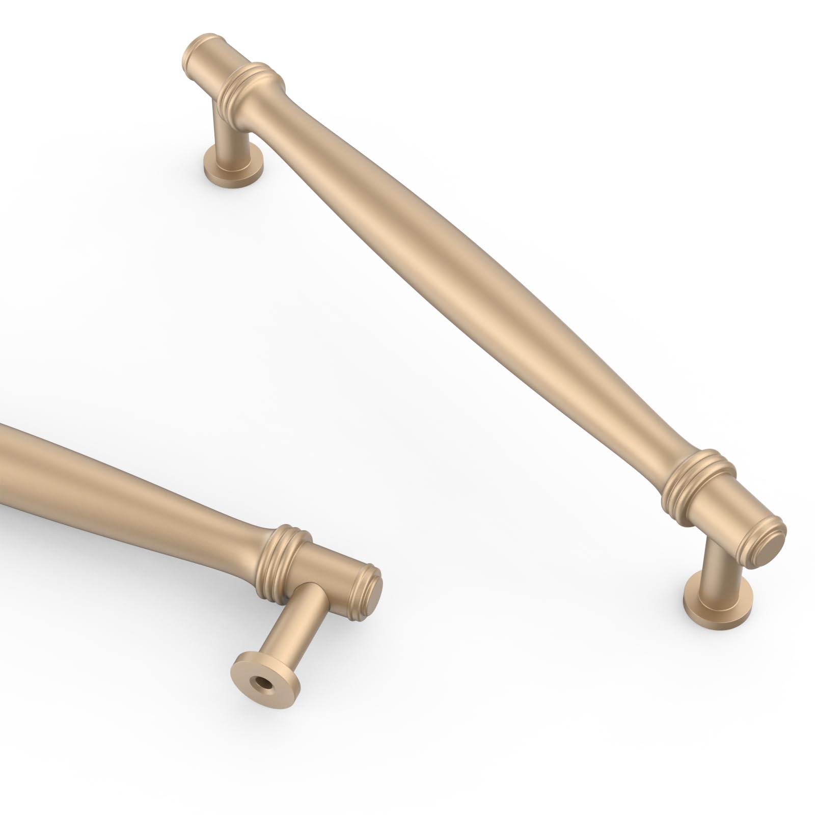 Asidrama 10 Pack 6.3 Inch(160mm) Dark Champagne Bronze Cabinet pulls Kitchen Cabinet Handles, Cabinet Pulls Kitchen Cabinet Hardware for Cupboard