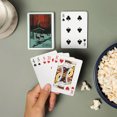 Lantern Press Cartas de Poker, 52 naipes, Caja miniatura 2