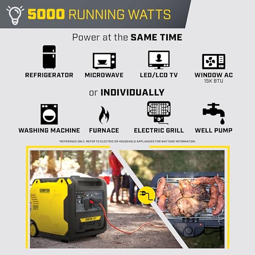 Champion Power Equipment 6500-Watt RV Ready Portable Inverter Generator with Quiet Technology and CO Shield - Image 6