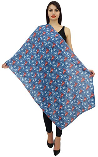 Flamingo Printed Scarf Stole 100% Cotton Lightweight, Shawl, ScarvesWomen Neck Wrap Shawl Scarves-28x72 Inches2