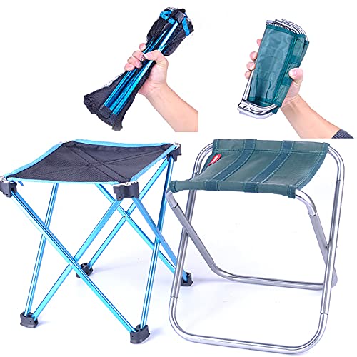 Chaise de camping pliante de voyage portable et compacte dorée - 5