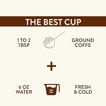 STEEP + BREW Highlander Grog Coffee | Premium Arabica Flavored Coffee | Ground | Light Roast | 12 oz | PACK OF 6