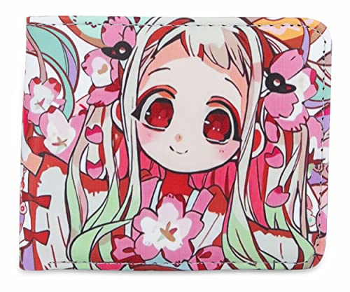 Image of Roffatide Anime Toilet Bound Hanako Kun Wallets Artificial Leather Slim Bi-Fold Multi Purpose Wallet, Toilet Bound Hanako Kun C, One Size, Casual