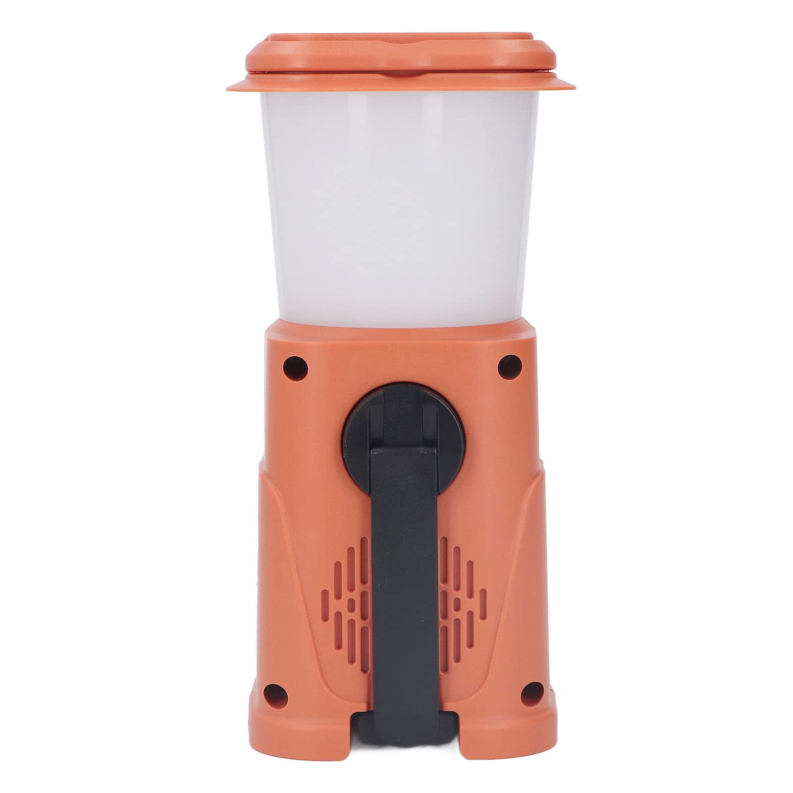 Handkurbel-Solar-Camping-Laterne mit 5000 MAh Power Bank, 2 A Telefon-Lade-Radio-Taschenlampe für das Überleben Im Notfall Im Freien (Orange US-Version 5000 mAh)
