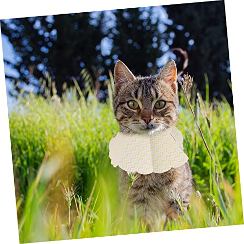 WOONEKY Papierhalsband Für Haustiere Elisabethanischer Kreis Für Katzen Biss Einfaches An- Und Ausziehen Bequem Für Operationen