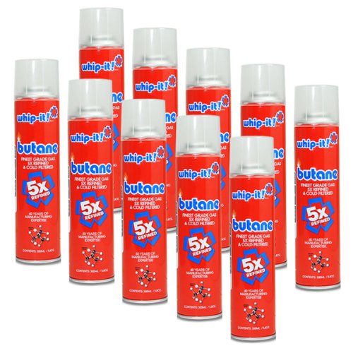 10 cans of Whipit! 300ml 5x Refined Butane Fuel Amazon.in