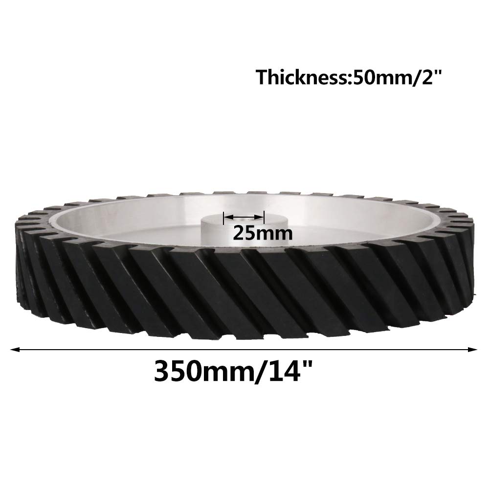 14 Inch Serrated Rubber Belt Grinder 