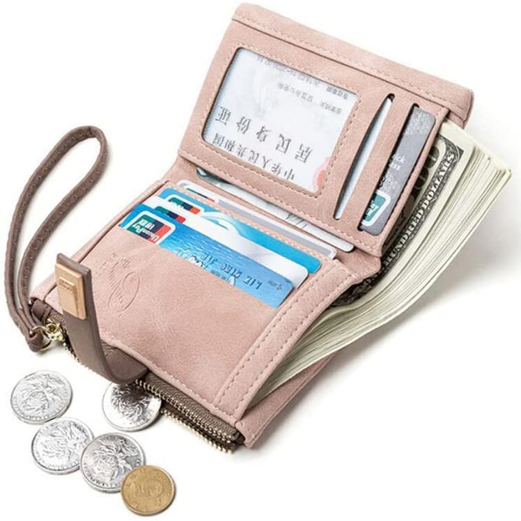 Wallets, Minimalist Wallet Pu Leather Women's Wallet Large Capacity Small Purse Clutch for Coin Pocket Birthday Card Holder2